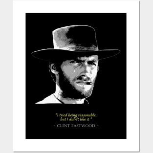 Clint Eastwood Quote Posters and Art